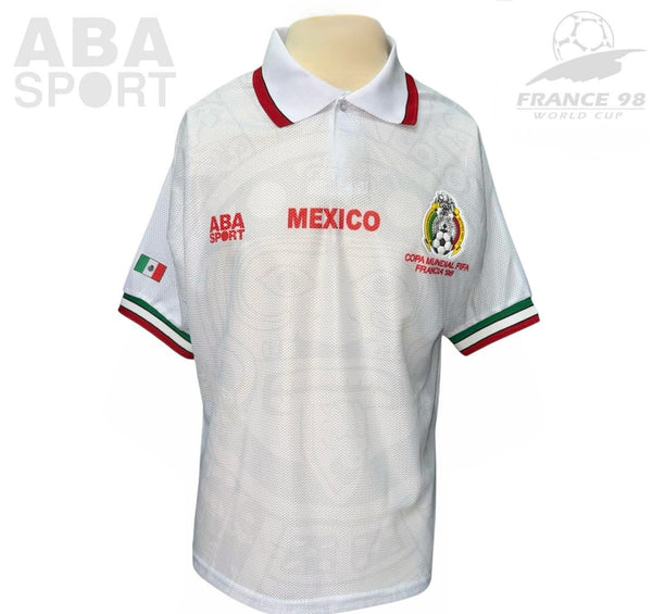 Jersey México Mundial Francia 1998 de visita versión original