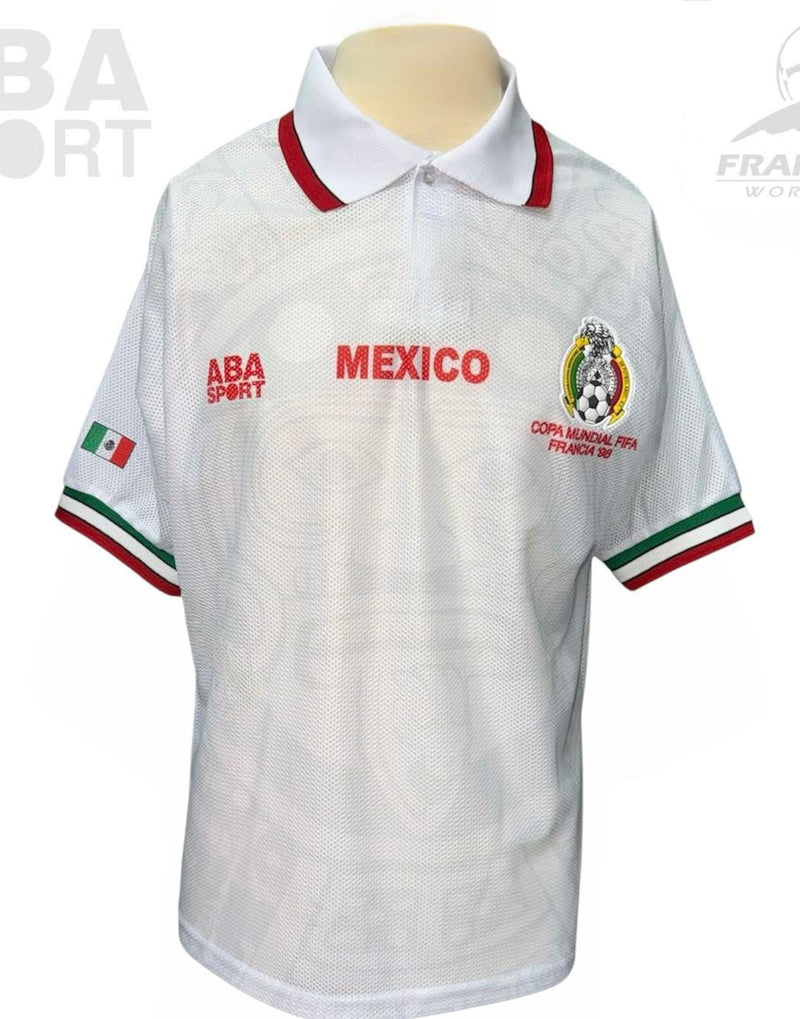 Jersey México Mundial Francia 1998 de visita versión original